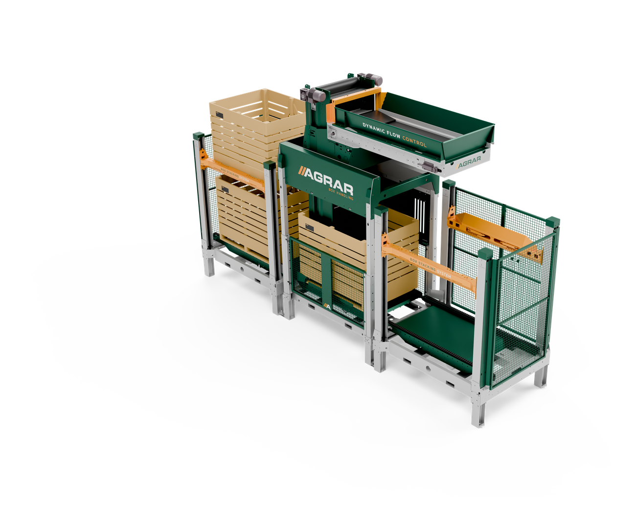 BF280 kistenvuller, isometrisch beeld
