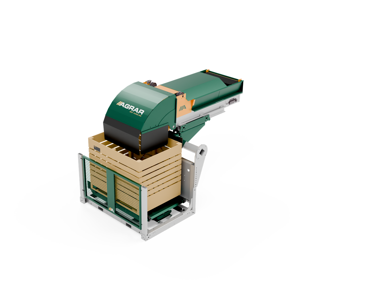 Render van de KV260 kistenvuller